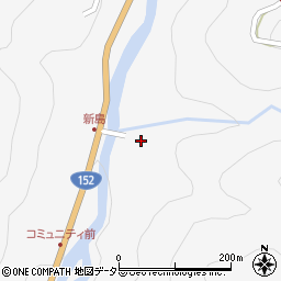 長野県飯田市上村中郷375周辺の地図