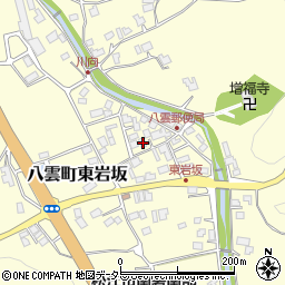 島根県松江市八雲町東岩坂225周辺の地図