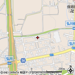 滋賀県高島市今津町弘川1542-14周辺の地図