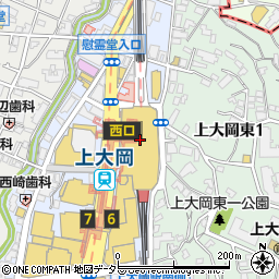 リンガーハット上大岡京急店周辺の地図