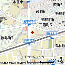 ライオンズマンション岐阜清本町周辺の地図