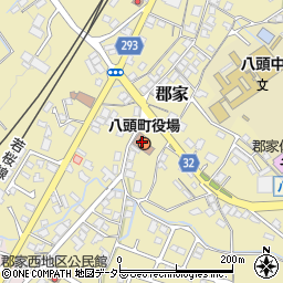 鳥取県八頭町（八頭郡）周辺の地図