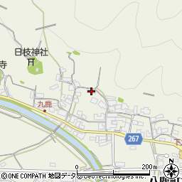 兵庫県養父市八鹿町九鹿424周辺の地図