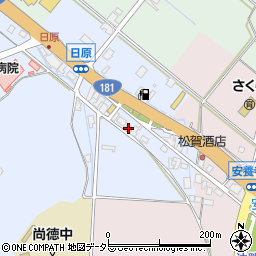 鳥取県米子市日原100-4周辺の地図