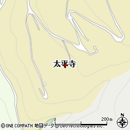 滋賀県米原市太平寺周辺の地図