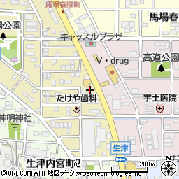日本経済新聞　瑞穂北販売所・加藤新聞店周辺の地図
