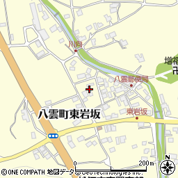 島根県松江市八雲町東岩坂233-4周辺の地図