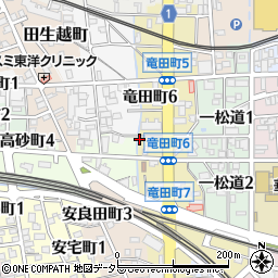 岐阜県岐阜市竜田町6丁目23周辺の地図