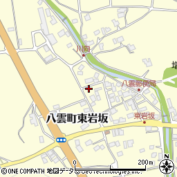 島根県松江市八雲町東岩坂214-3周辺の地図
