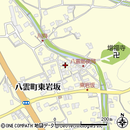 島根県松江市八雲町東岩坂216-2周辺の地図