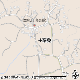 千葉県市原市奉免328周辺の地図
