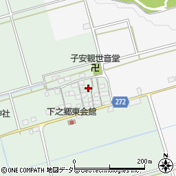 下之郷西町集会所周辺の地図