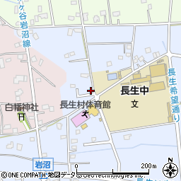 千葉県長生郡長生村岩沼1698-2周辺の地図