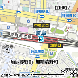 エクセルシオール カフェ アスティ岐阜店周辺の地図