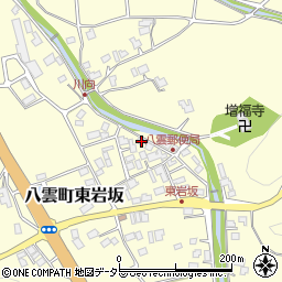 島根県松江市八雲町東岩坂217-2周辺の地図