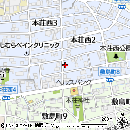 岐阜県岐阜市本荘西2丁目63-1周辺の地図