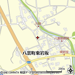 島根県松江市八雲町東岩坂203-4周辺の地図