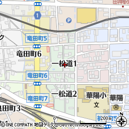 岐阜県岐阜市一松道周辺の地図