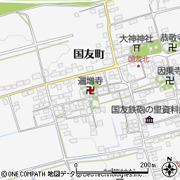 遍増寺周辺の地図