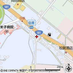 鳥取県米子市日原88-4周辺の地図