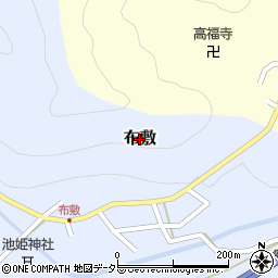 京都府舞鶴市布敷周辺の地図