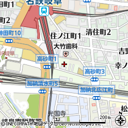 河吾パーキング高砂店駐車場周辺の地図