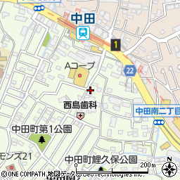茂木経師内装店周辺の地図