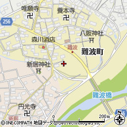滋賀県長浜市難波町92-2周辺の地図