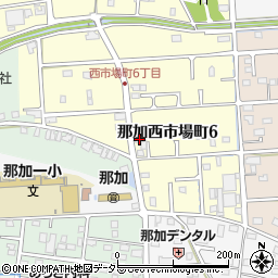 岐阜県各務原市那加西市場町6丁目97周辺の地図