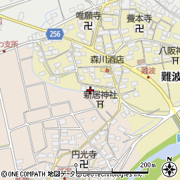 滋賀県長浜市難波町300周辺の地図