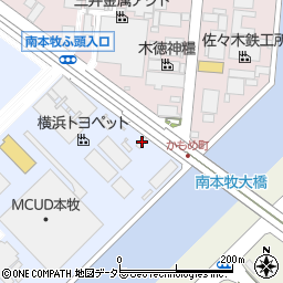 神奈川県横浜市中区豊浦町6周辺の地図