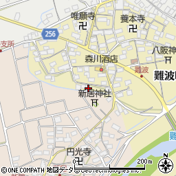 滋賀県長浜市難波町299周辺の地図
