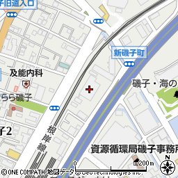 横浜市環境創造局磯子ポンプ場周辺の地図