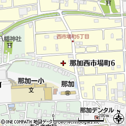 岐阜県各務原市那加西市場町6丁目56周辺の地図