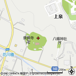 千葉県袖ケ浦市上泉周辺の地図