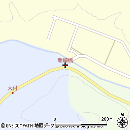 新崎橋周辺の地図