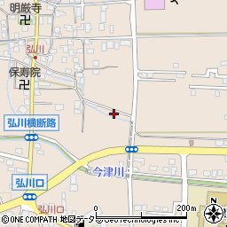 滋賀県高島市今津町弘川471-4周辺の地図