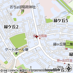 岐阜県可児市緑ケ丘周辺の地図