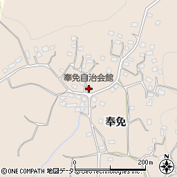 千葉県市原市奉免1233周辺の地図