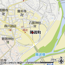 滋賀県長浜市難波町170周辺の地図