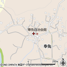 千葉県市原市奉免1232周辺の地図
