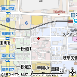 岐阜日石株式会社　配送センター周辺の地図