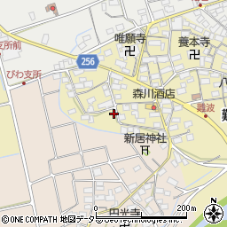 滋賀県長浜市難波町341周辺の地図