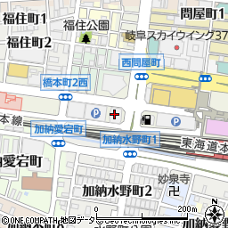 オリックス自動車株式会社　岐阜支店周辺の地図