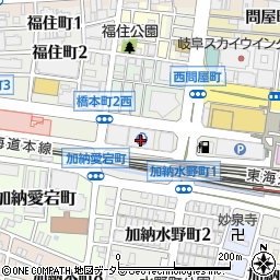 鹿島建設株式会社　岐阜営業所周辺の地図
