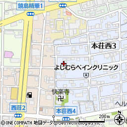 岐阜県岐阜市本荘西4丁目100-1周辺の地図