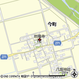 岩隆寺周辺の地図