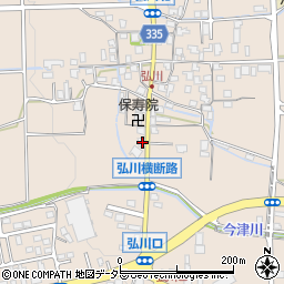 滋賀県高島市今津町弘川362周辺の地図