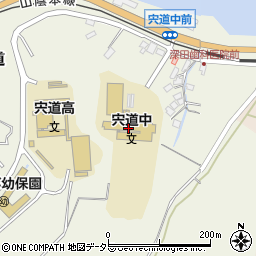 松江市立宍道中学校周辺の地図