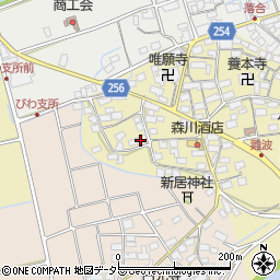 滋賀県長浜市難波町340周辺の地図